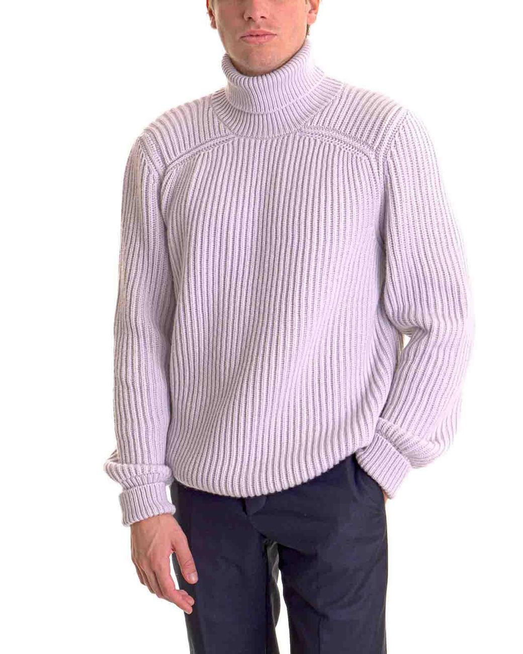 Kiton Purple Sweater for men