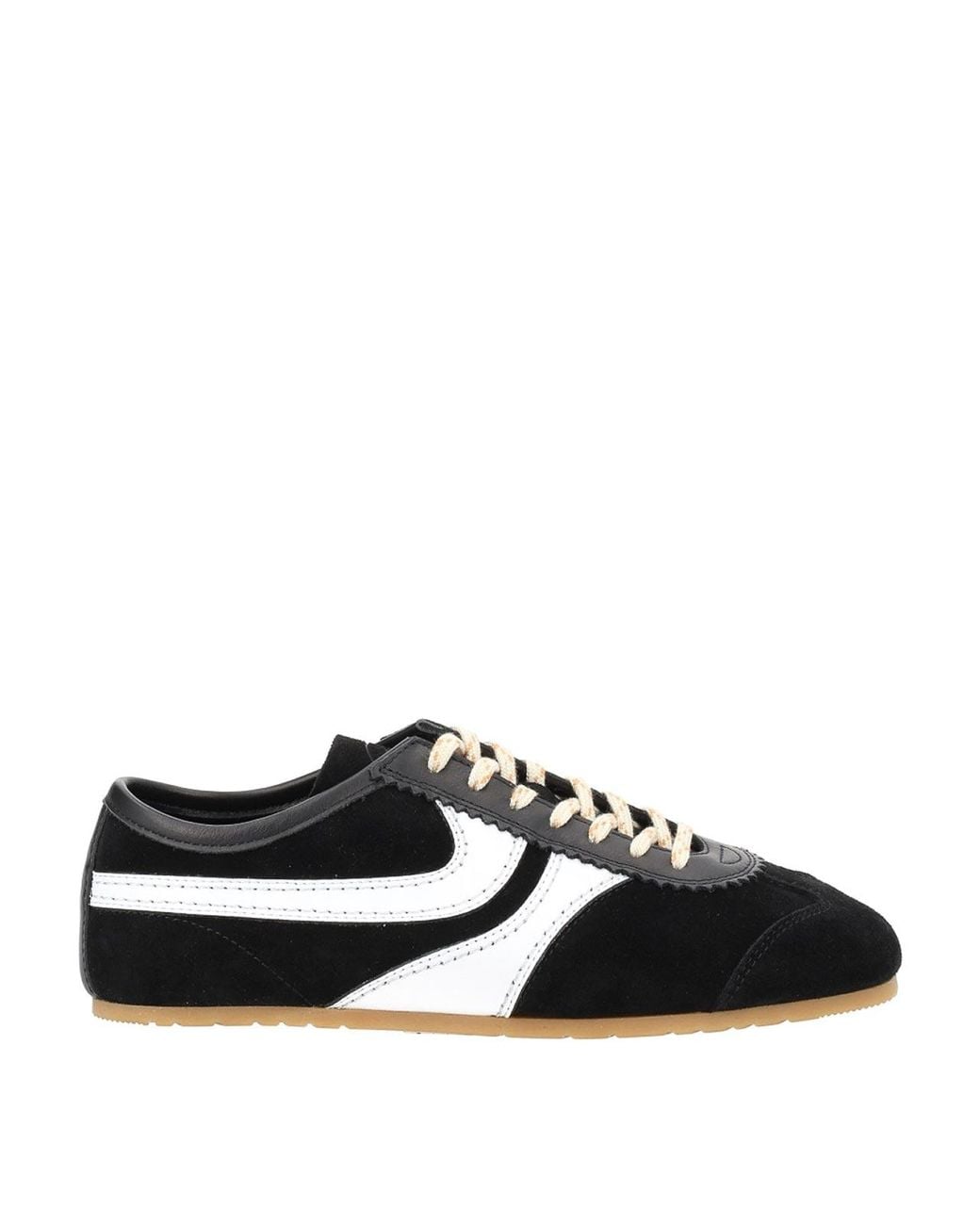 Dries Van Noten Black Suede Sneakers for men