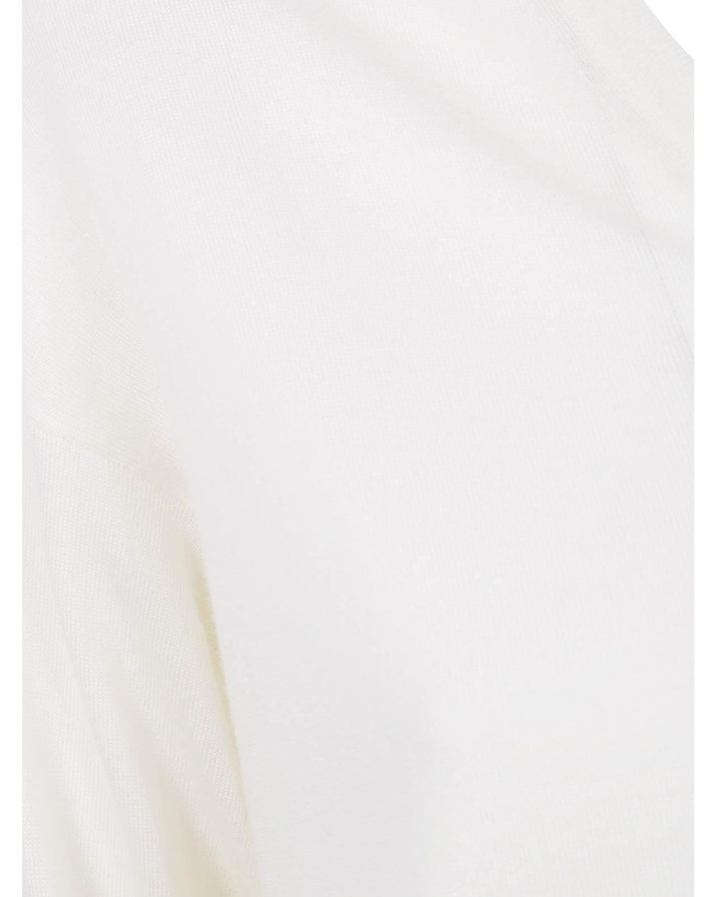 Suéter Cuello Redondo Drumohr de color White
