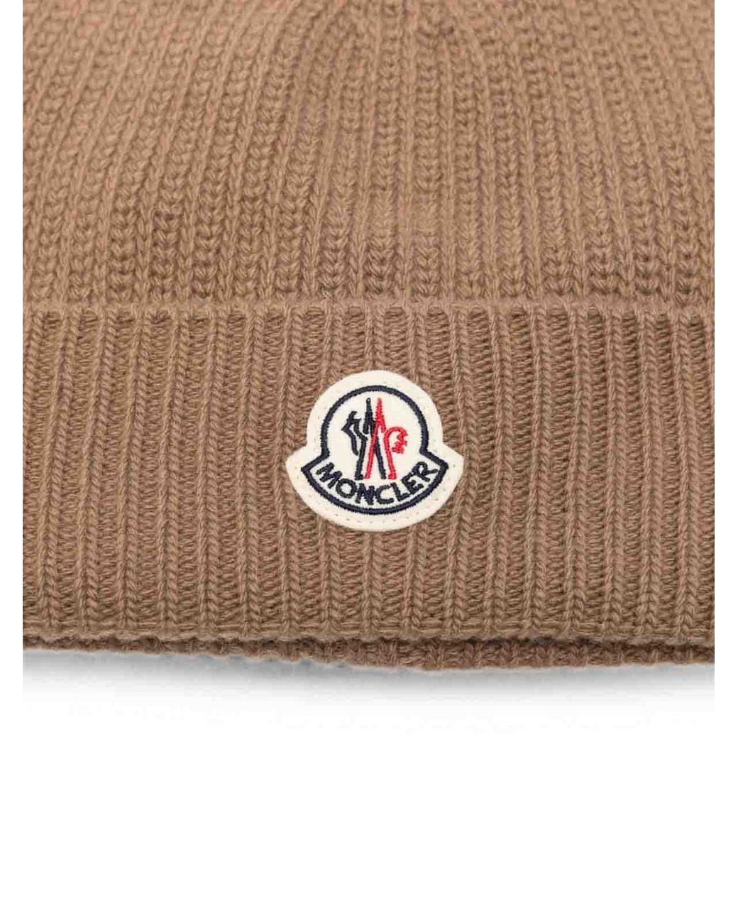 Berretto di Moncler in Brown da Uomo
