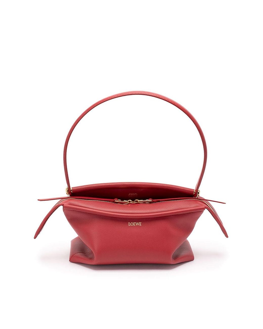 Loewe Red 'Whisker' Small Shoulder Bag
