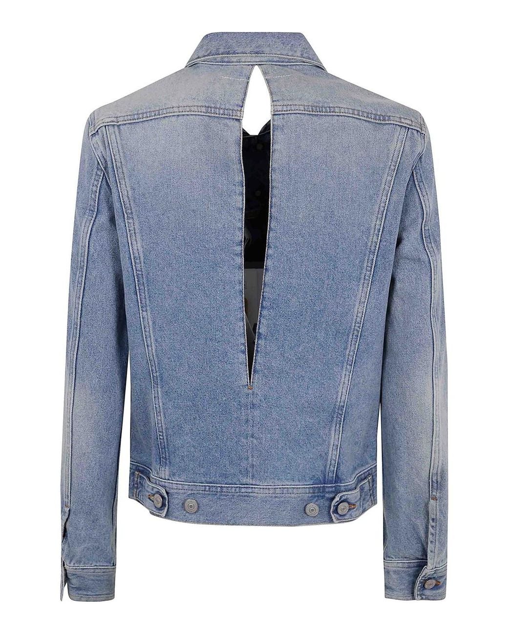MM6 by Maison Margiela Blue Sportsjacket