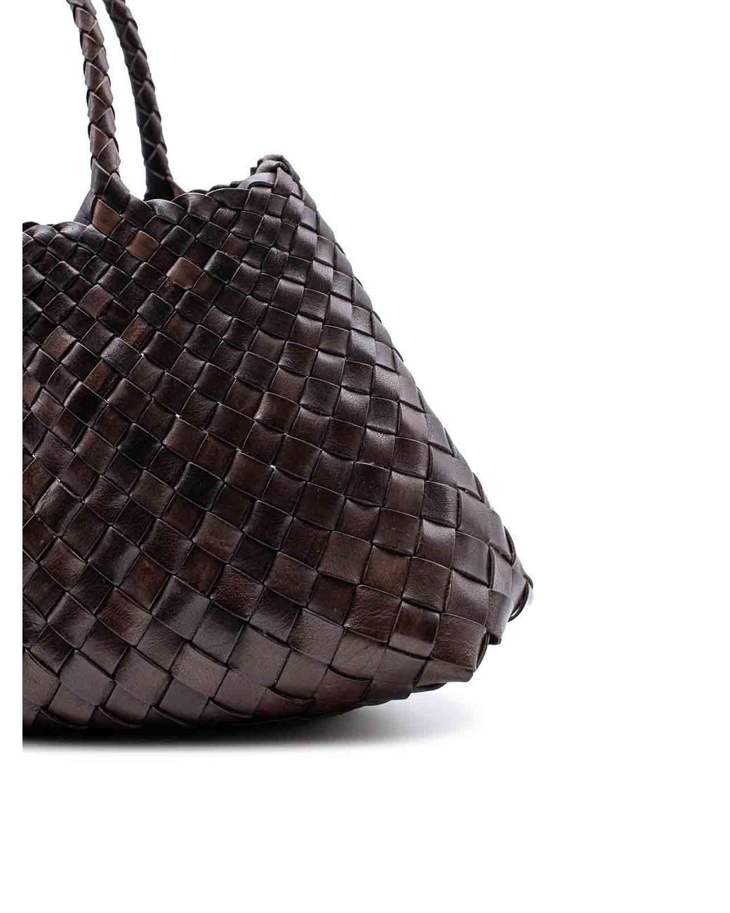 Dragon Diffusion Black Santa Croce Small Leather Bag