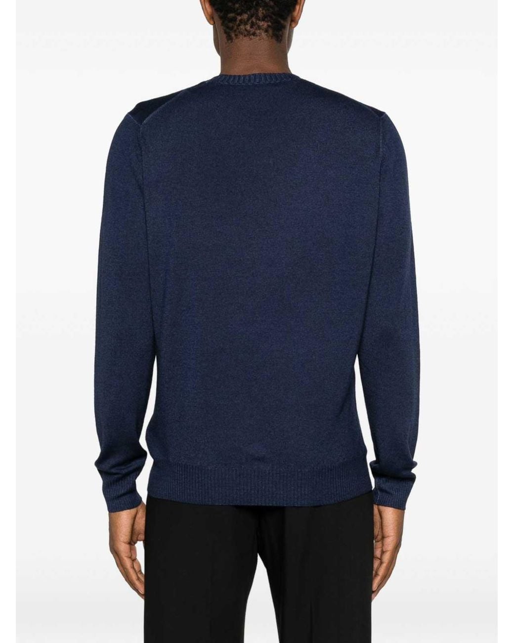 Suéter Cuello Redondo Fay de hombre de color Blue