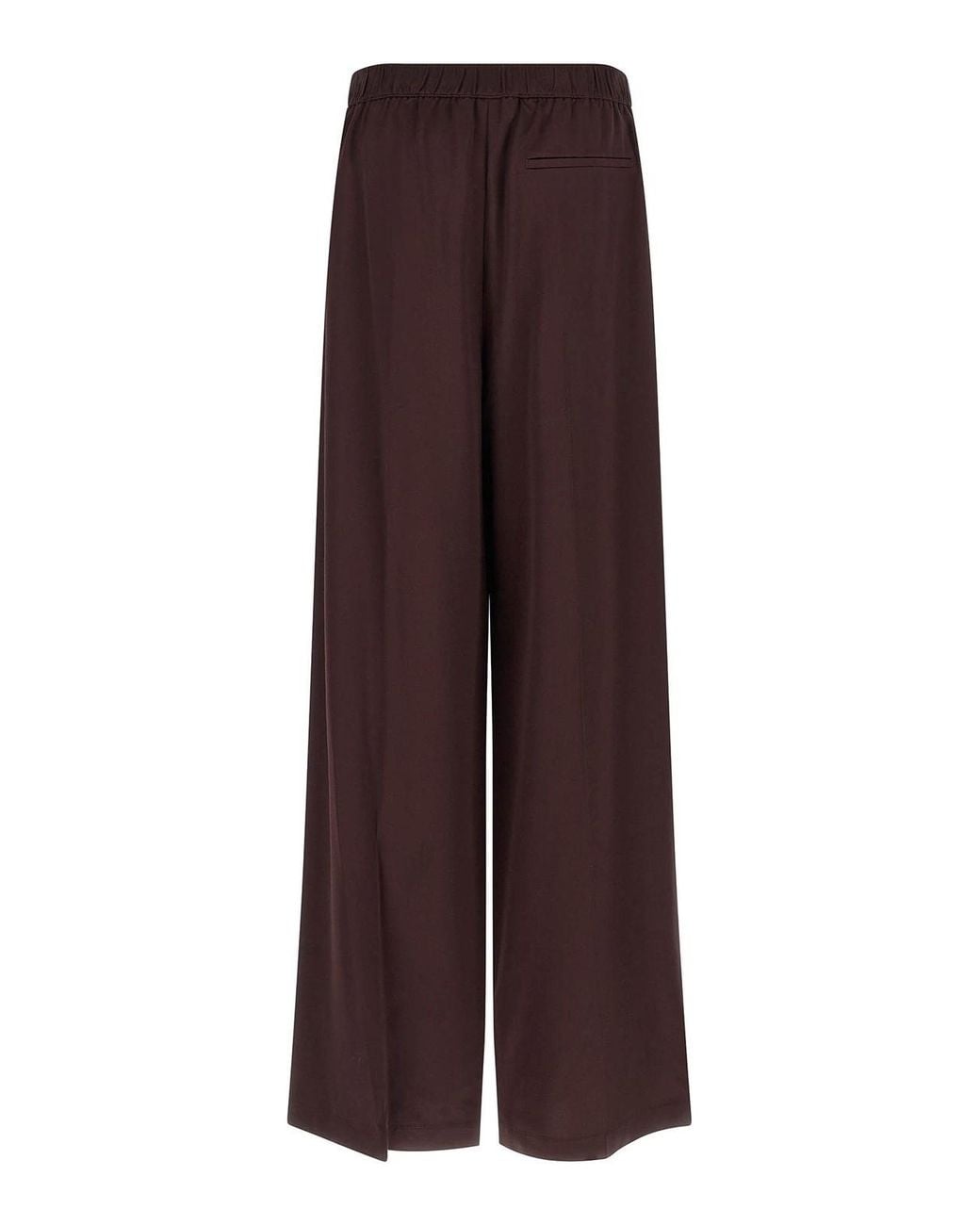 Tory Burch Purple Shiny Fabric Trousers
