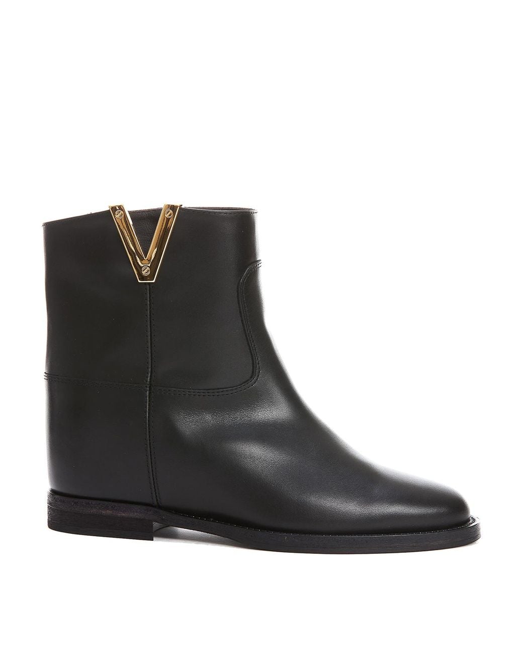 Via Roma 15 Black Slip-On Booties