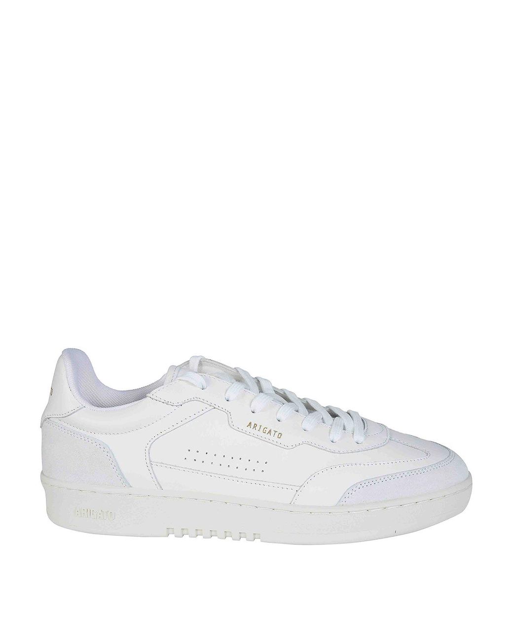 Axel Arigato White Leather Suede High-Top Sneaker for men