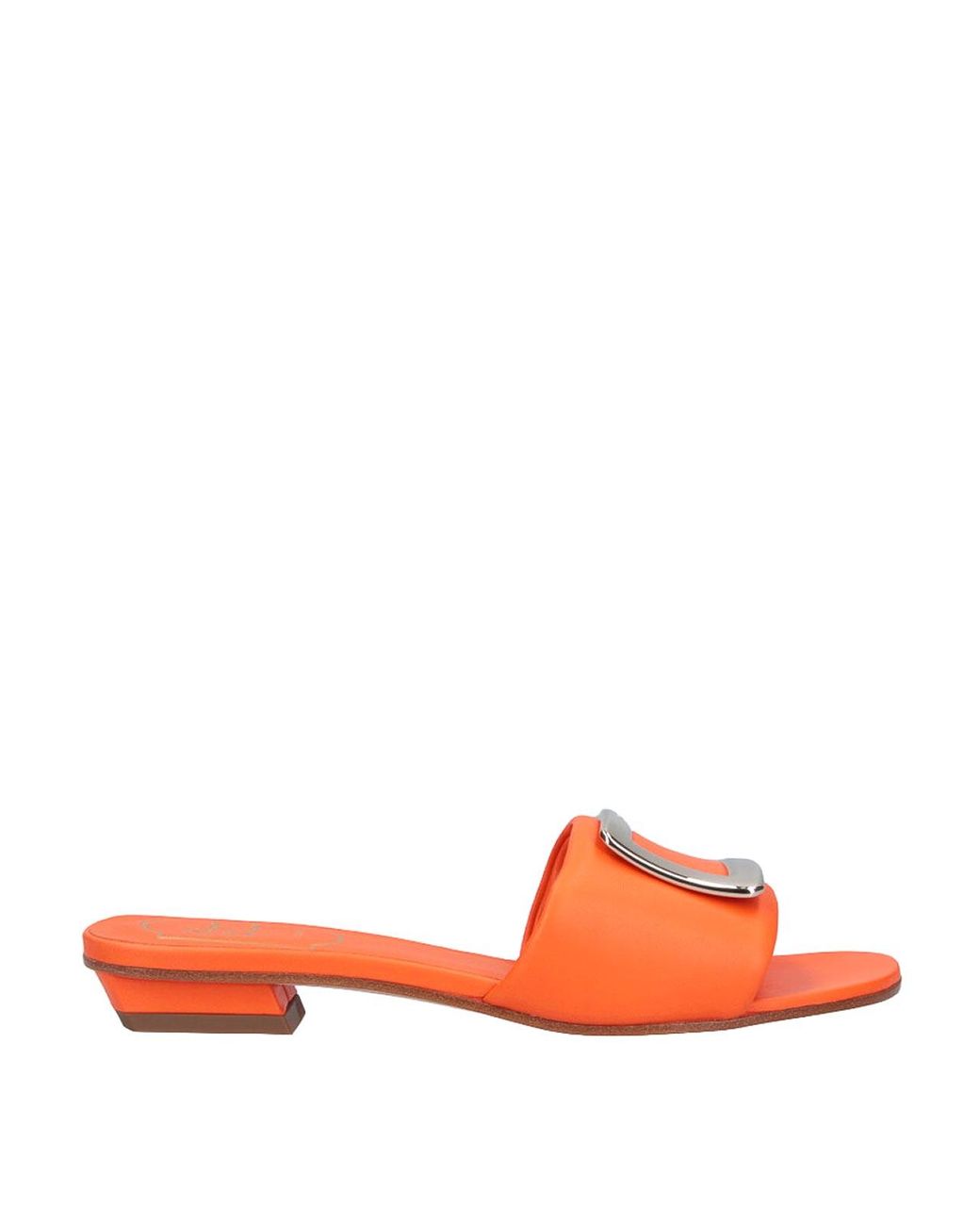 Roger Vivier Orange Buckle Sandals