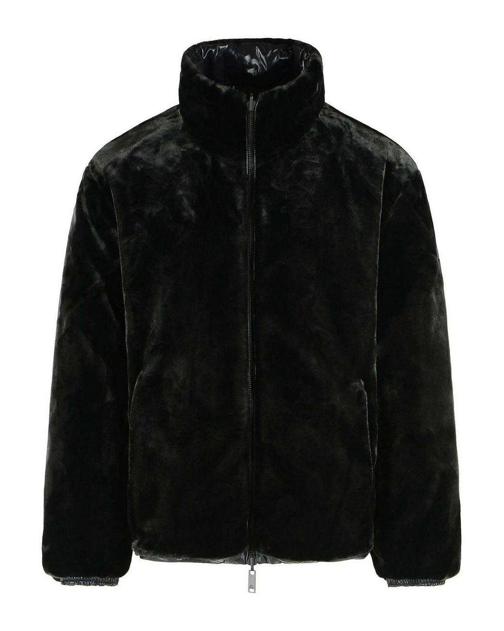 Moose Knuckles Black 'King' Reversible Nylon And Polyester Down Jacket for men