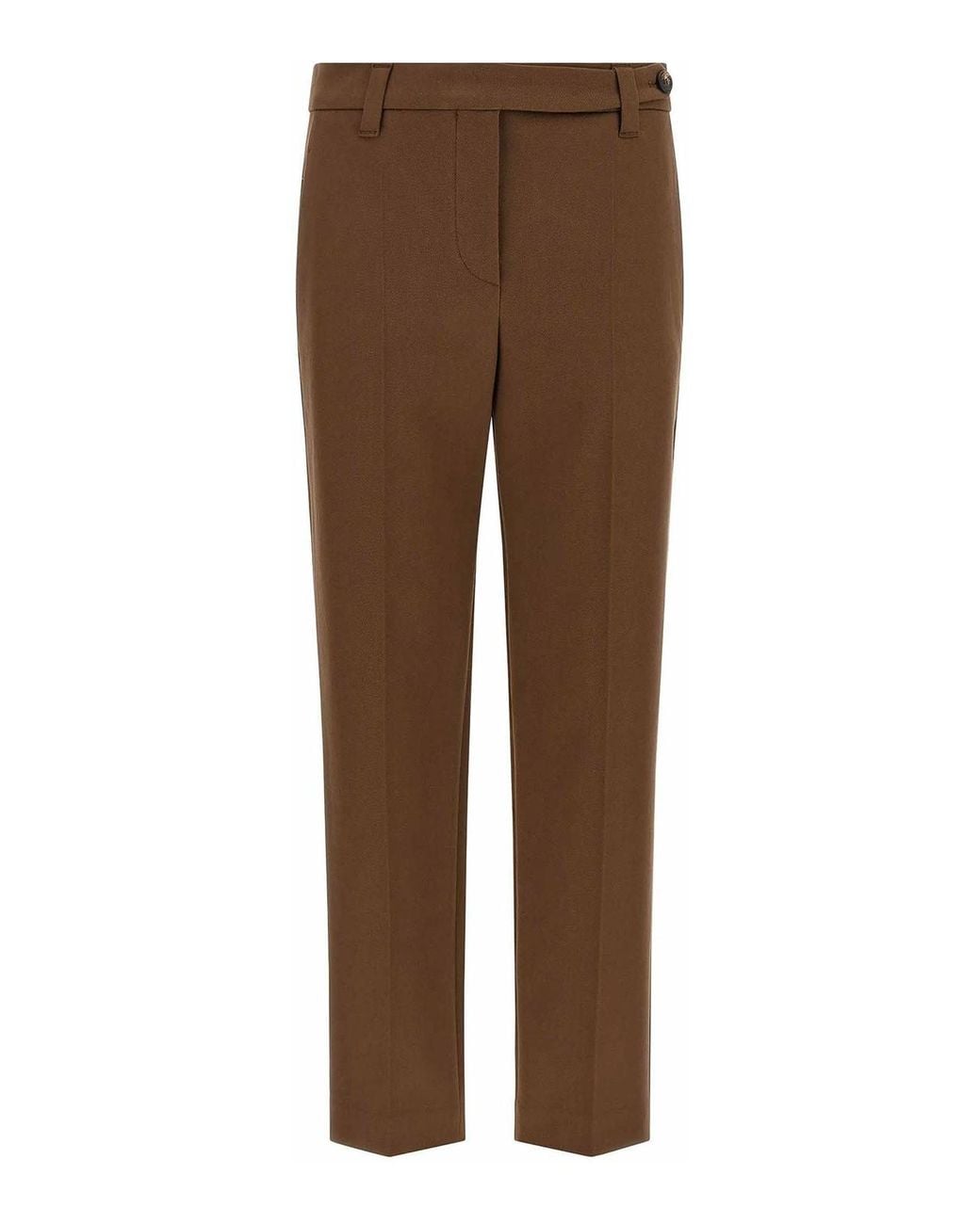 Brunello Cucinelli Brown Cotton Trousers