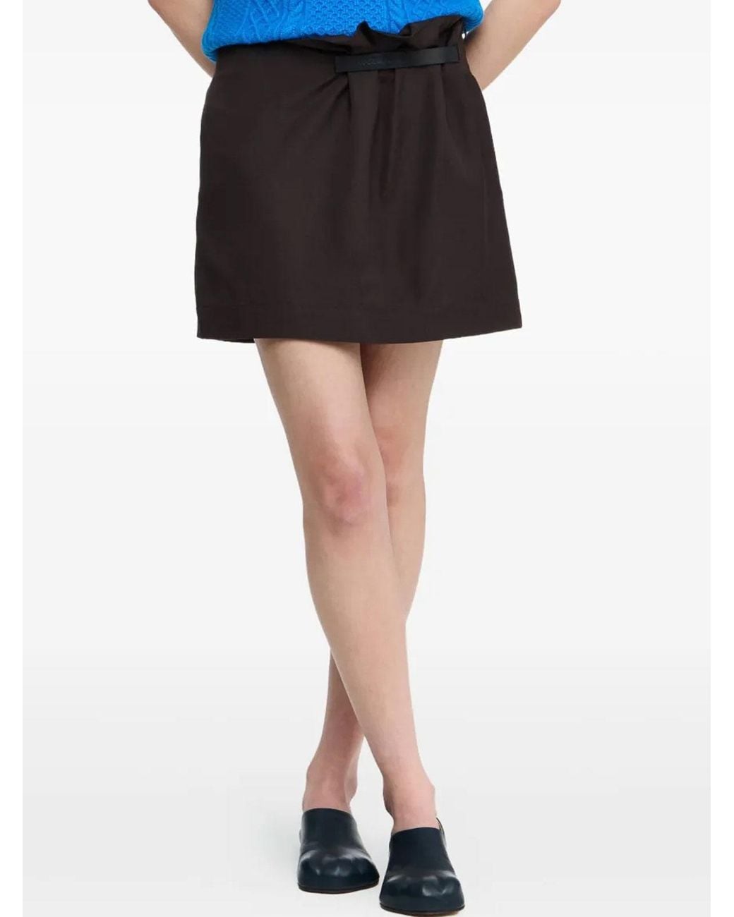 J.W. Anderson Brown Skirt With Logo