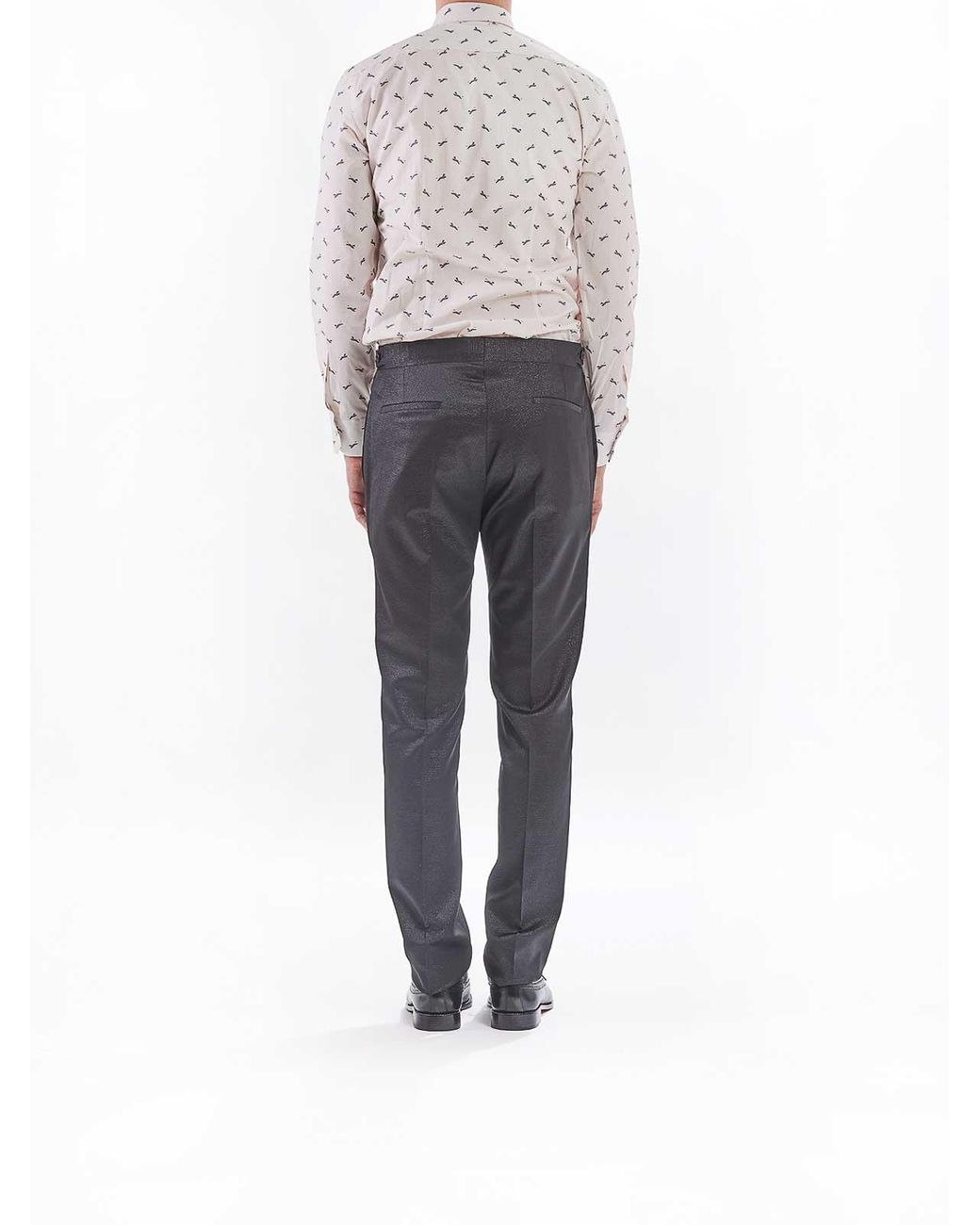 Paul Smith Gray Evening Suit 1 Button for men