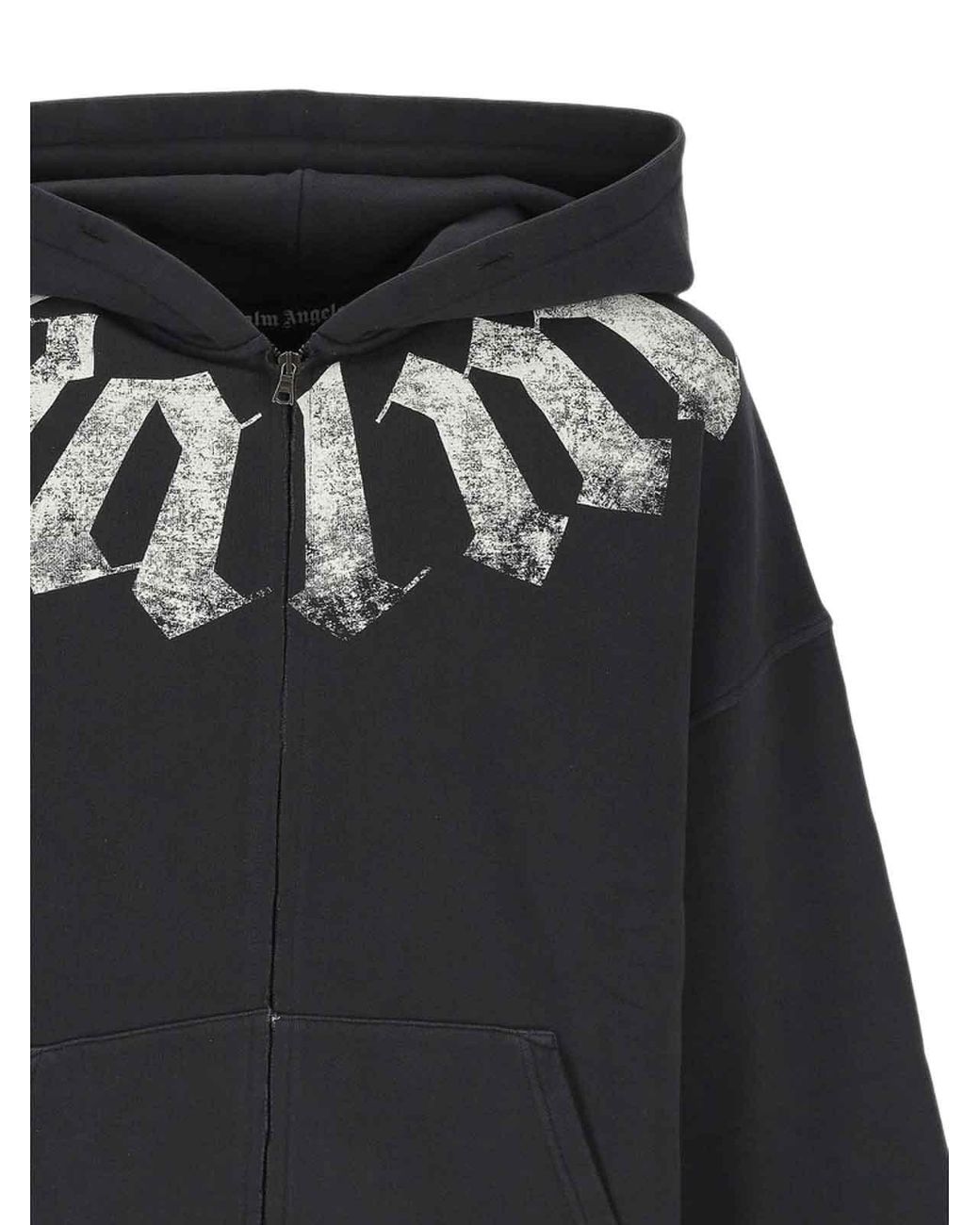Palm Angels Black Sweatshirt for men