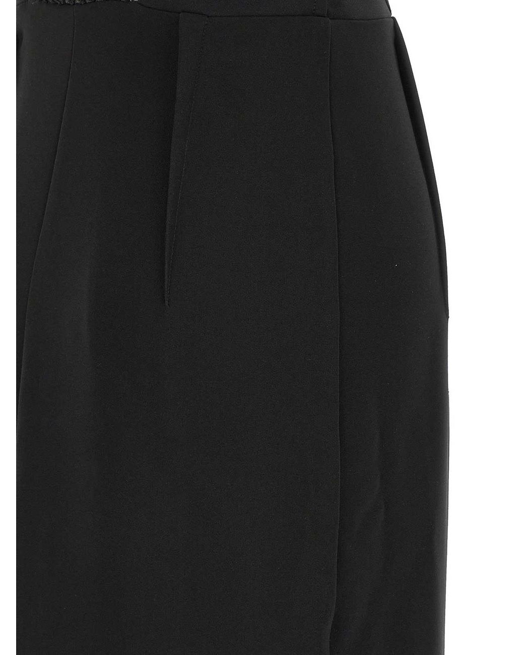 Elisabetta Franchi Black Carpet Dress