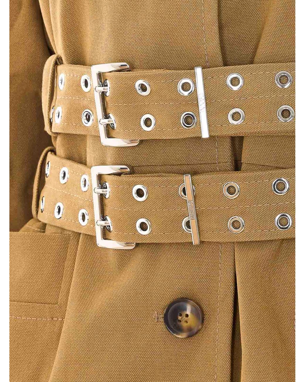 Ganni Brown Ermine Jacket