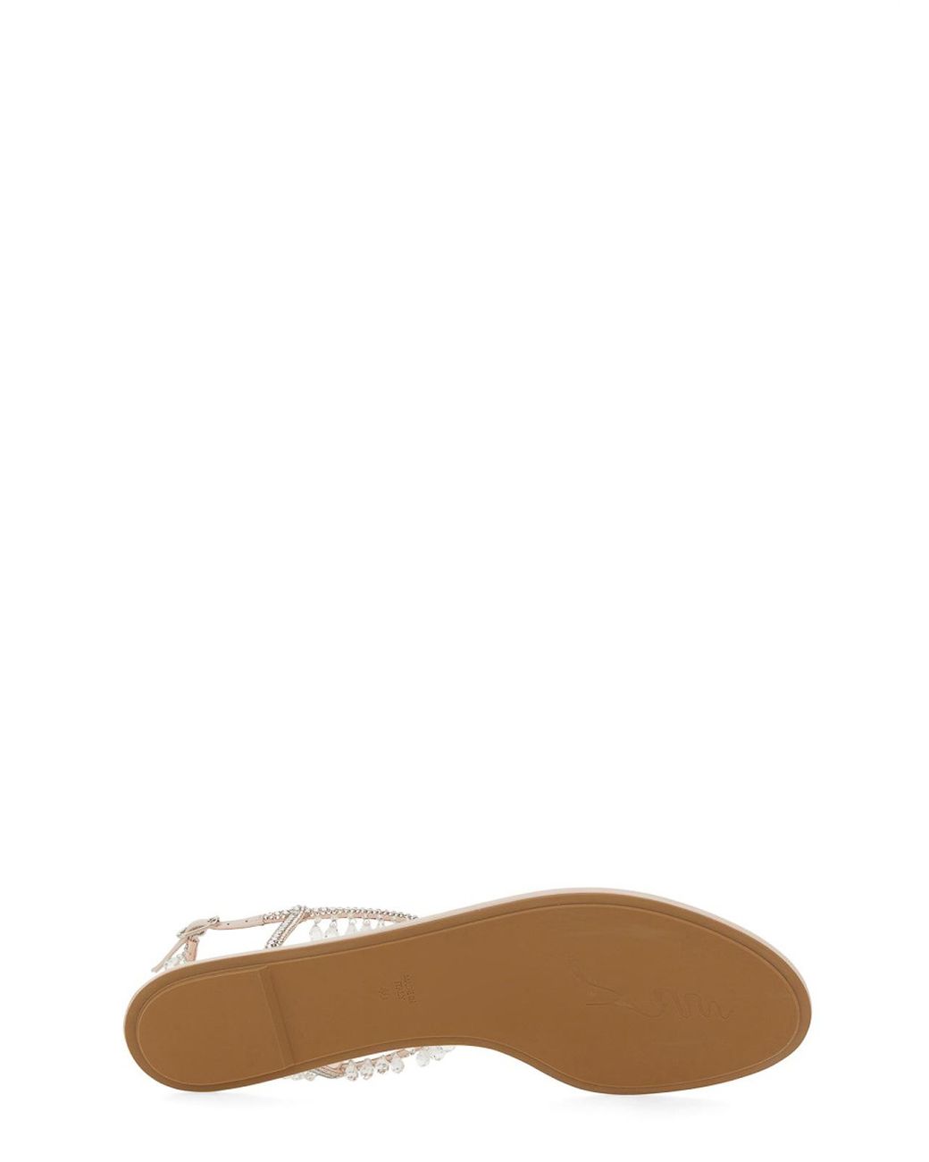 Rene Caovilla Natural Chandelier Low Sandal