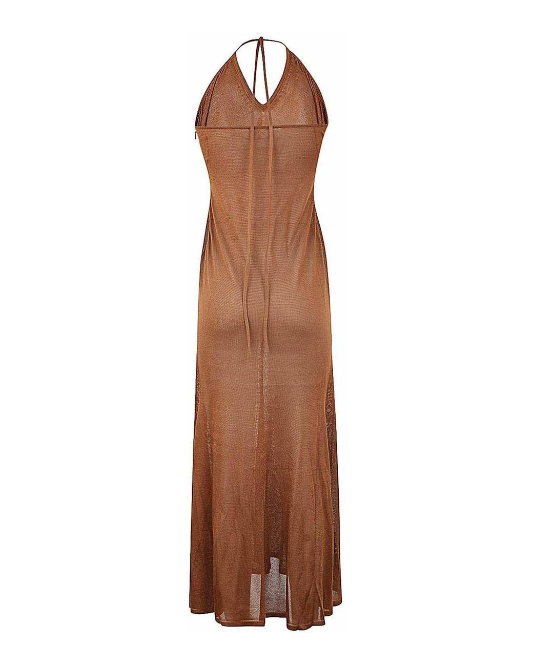 Tom Ford Brown Halterneck Dress