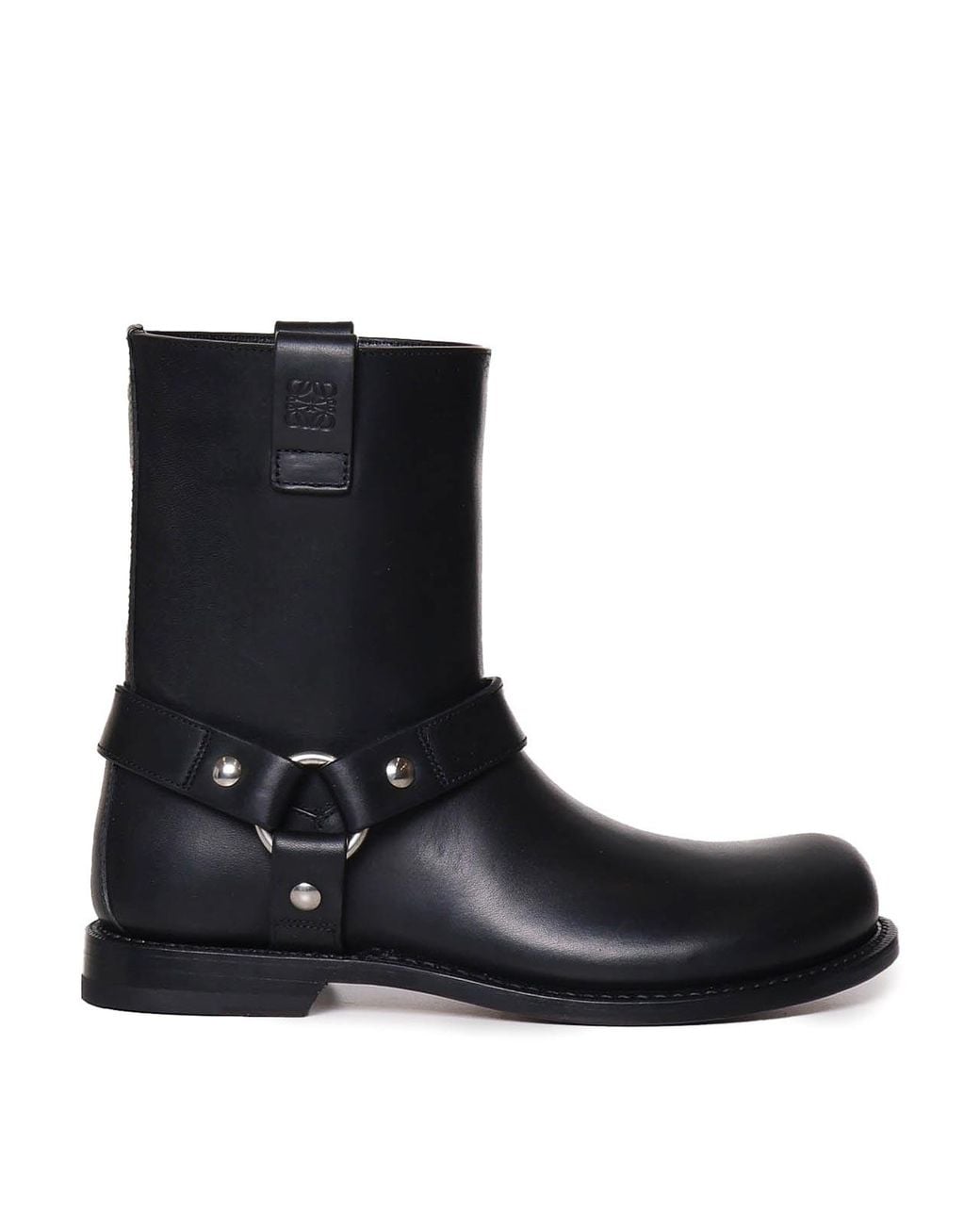Loewe Black Smooth Leather Pull-On Boot