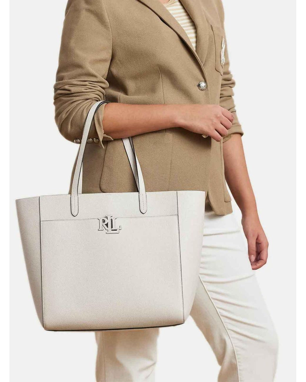 Ralph Lauren White Shopper