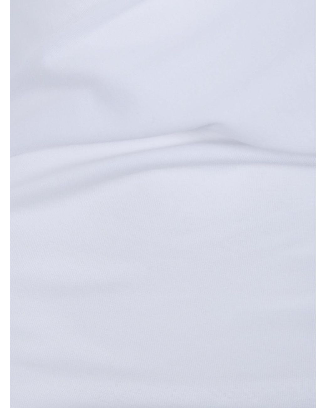 Ann Demeulemeester White Roos Bias Cut Drop Shoulder Top