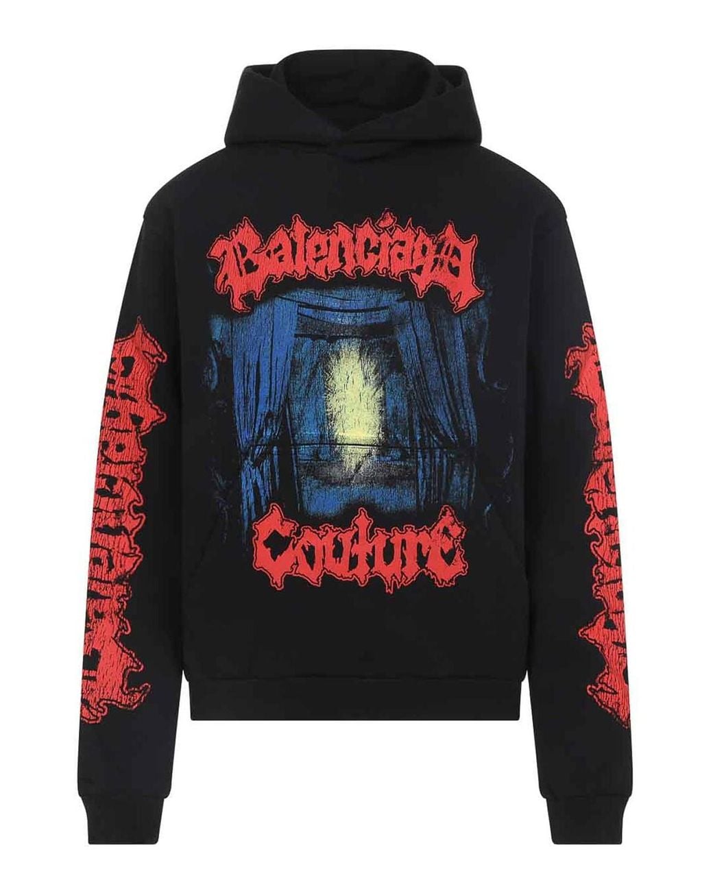 Balenciaga Black Medium Fit Hoodie