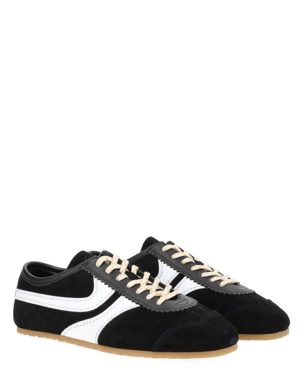 Dries Van Noten Black Suede Sneakers for men