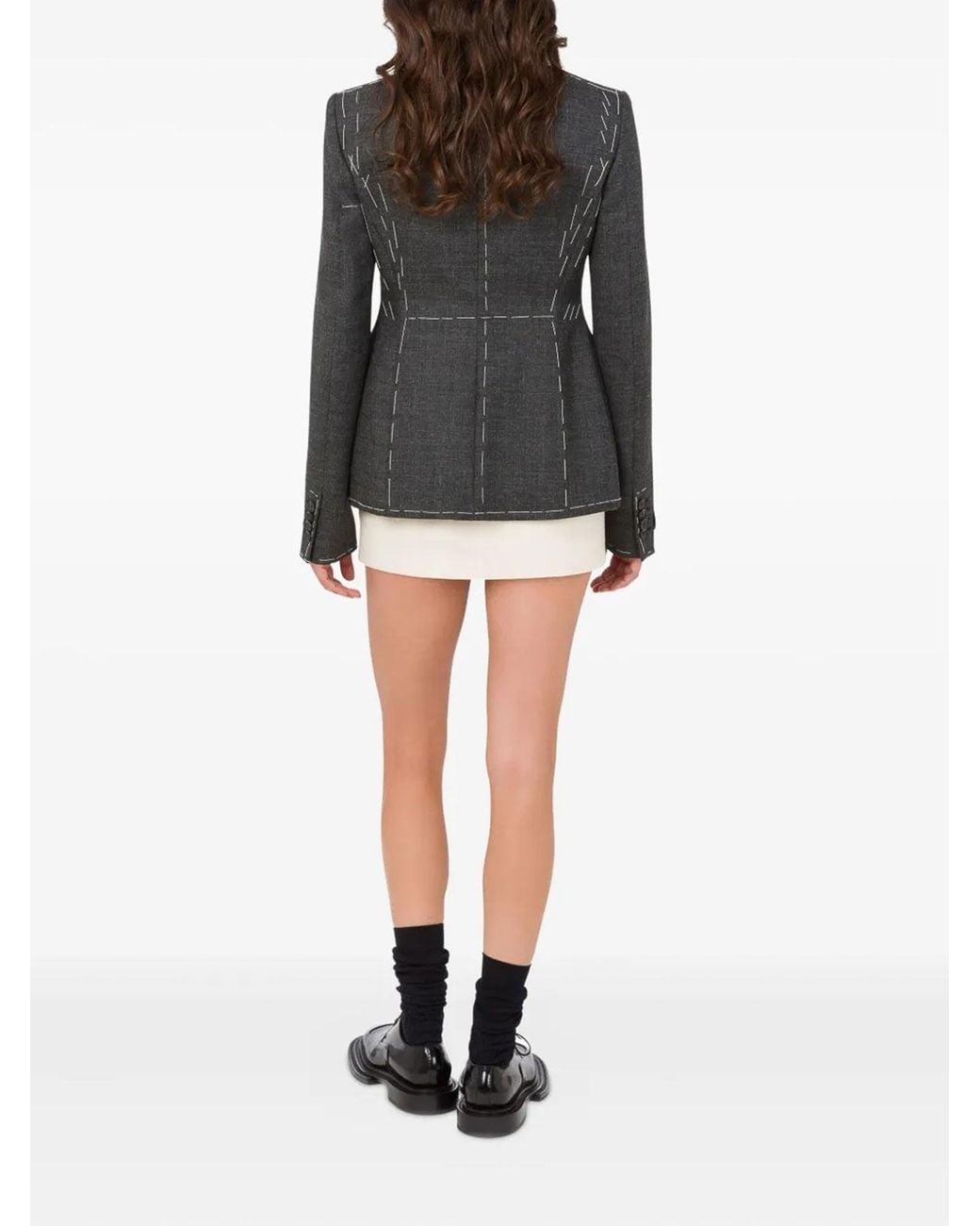 Moschino Black Wool Blazer