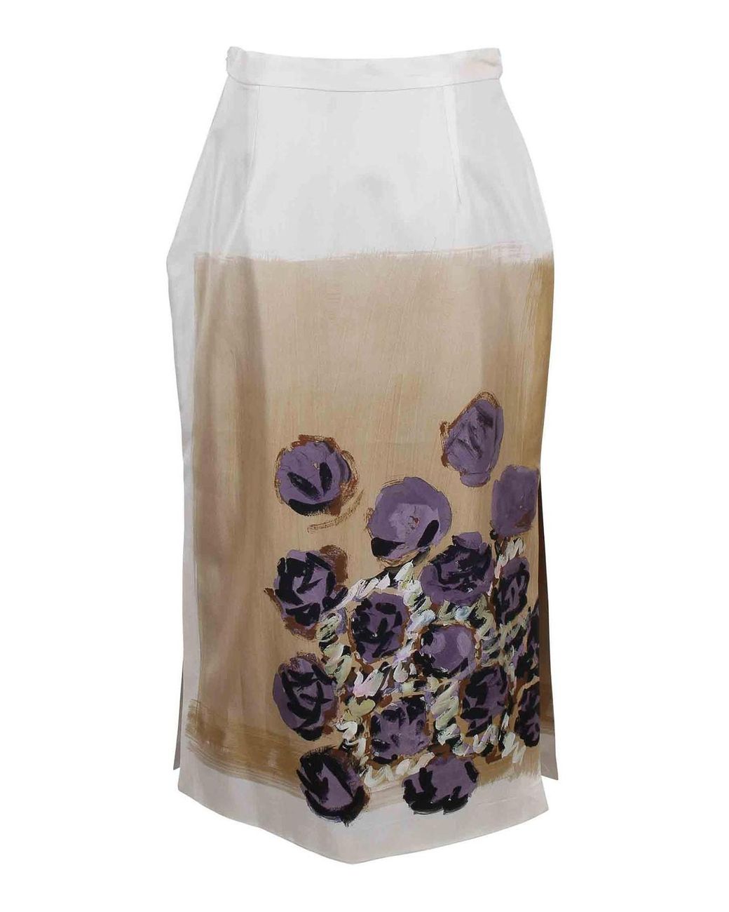 Antonio Marras White Pencil Skirt