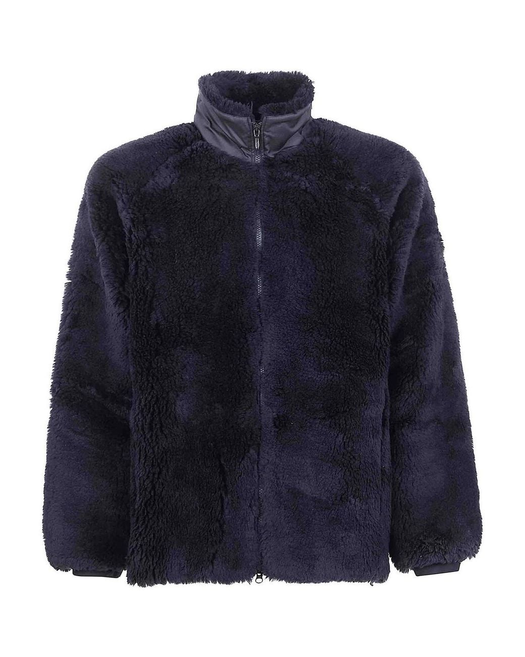 Needles Blue Fur Acrylic Pile Jacket for men