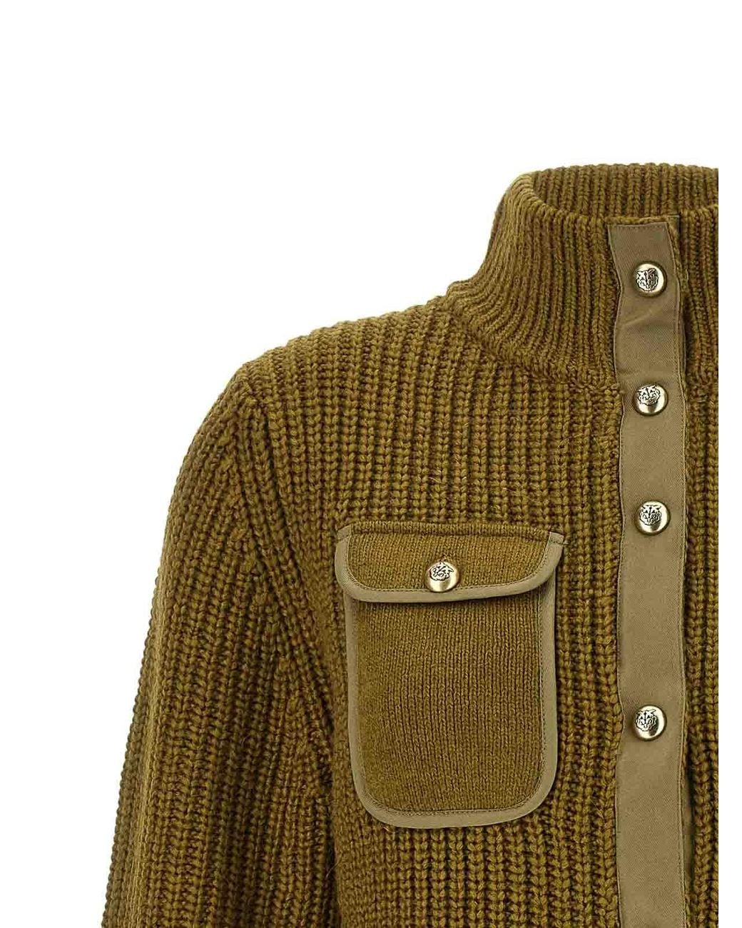Pinko Green Cardigan