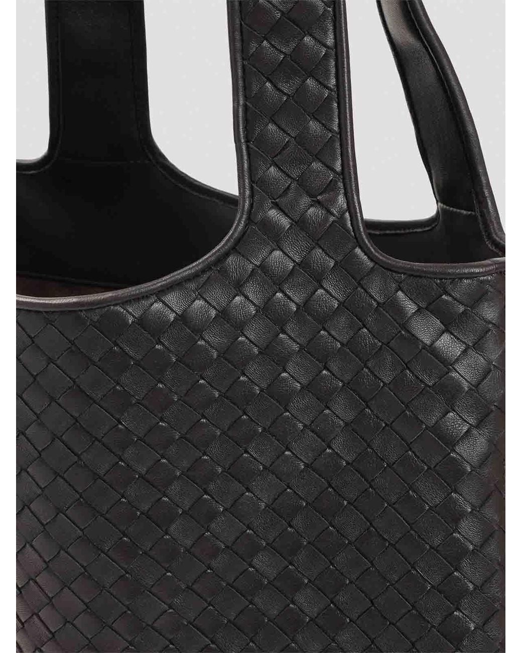 Bottega Veneta Black Veneto Intrecciato Tote