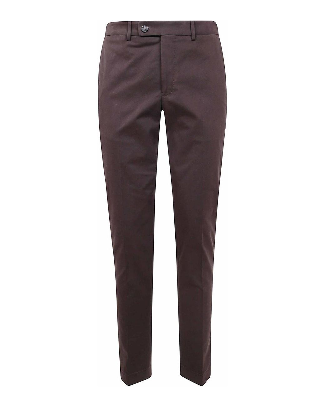 Incotex Purple Chino Slim Fit Trousers for men