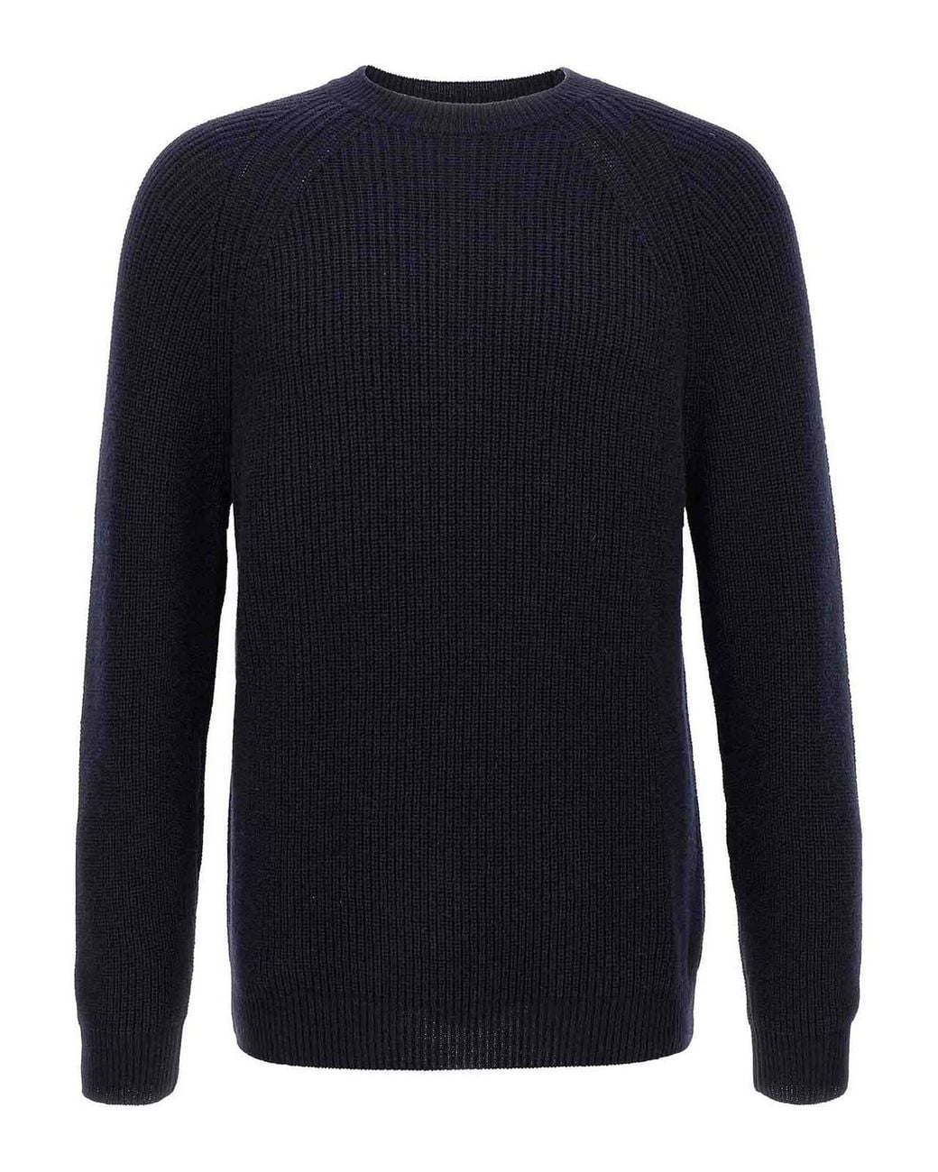 Zanone Blue Cashmere Sweater for men