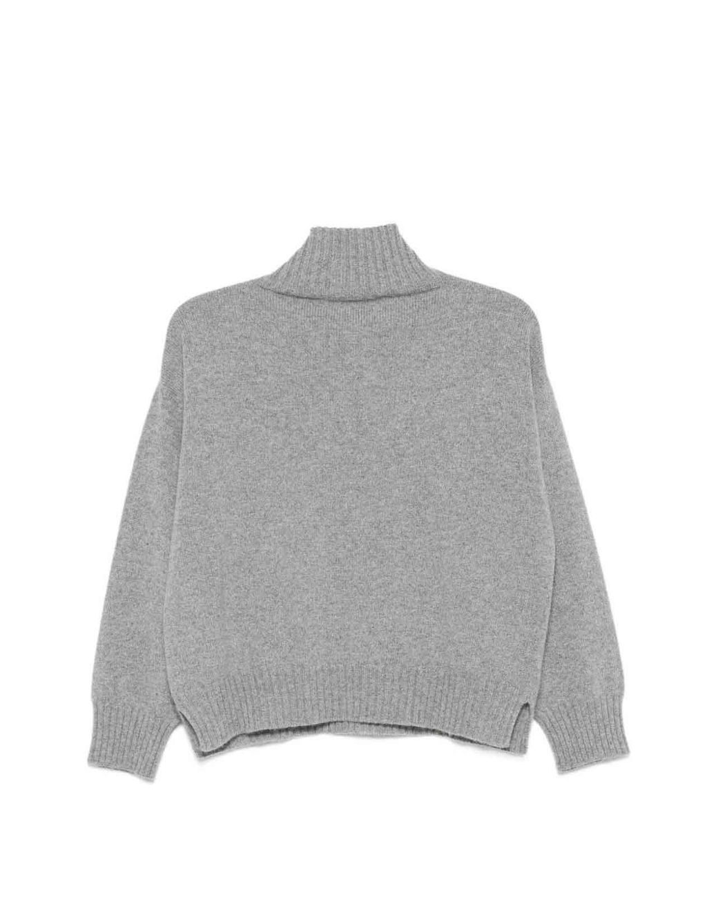 D. EXTERIOR Gray Sweater
