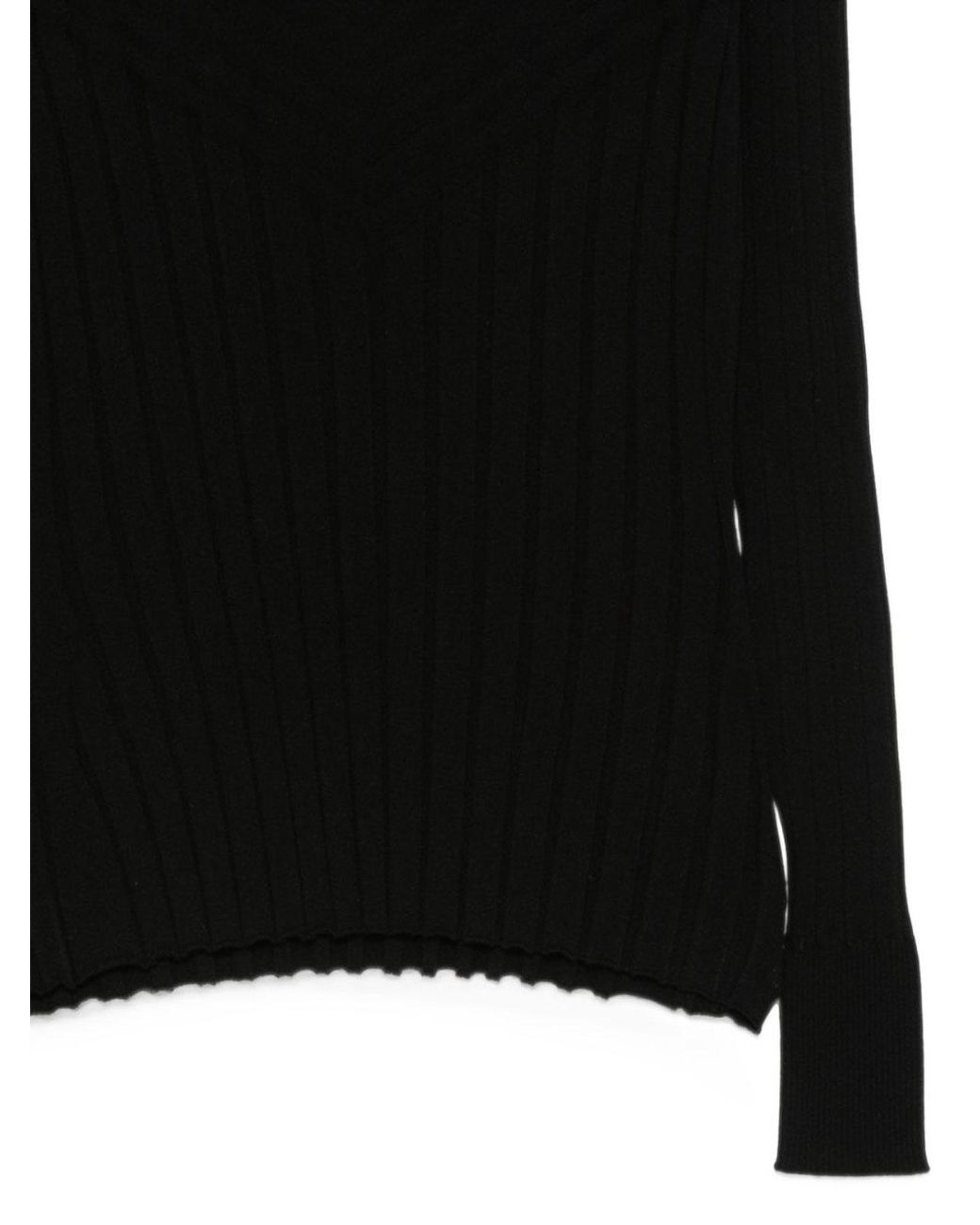 D. EXTERIOR Black Sweater
