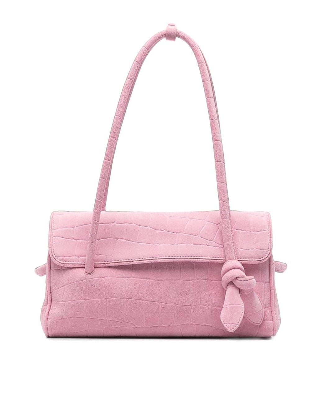 Jacquemus Pink Le Turismo Long Leather Handbag
