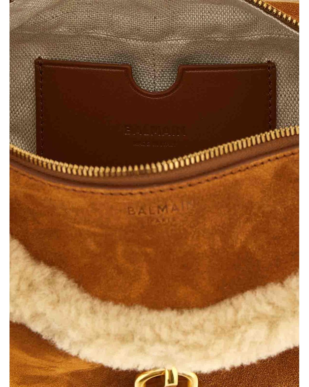 Borsa A Tracolla Piccola di Balmain in Metallic