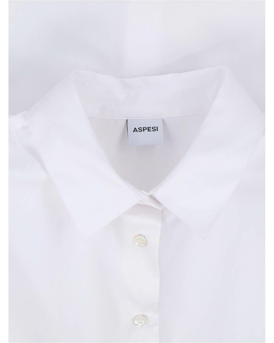 Aspesi White Cotton Shirt