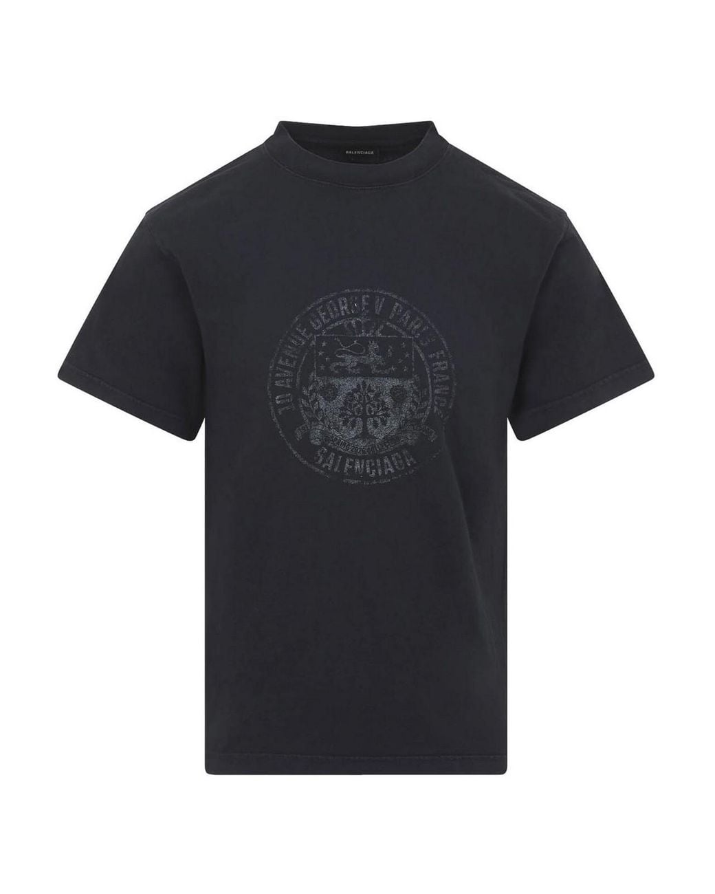 Balenciaga Black Standard T-Shirt for men