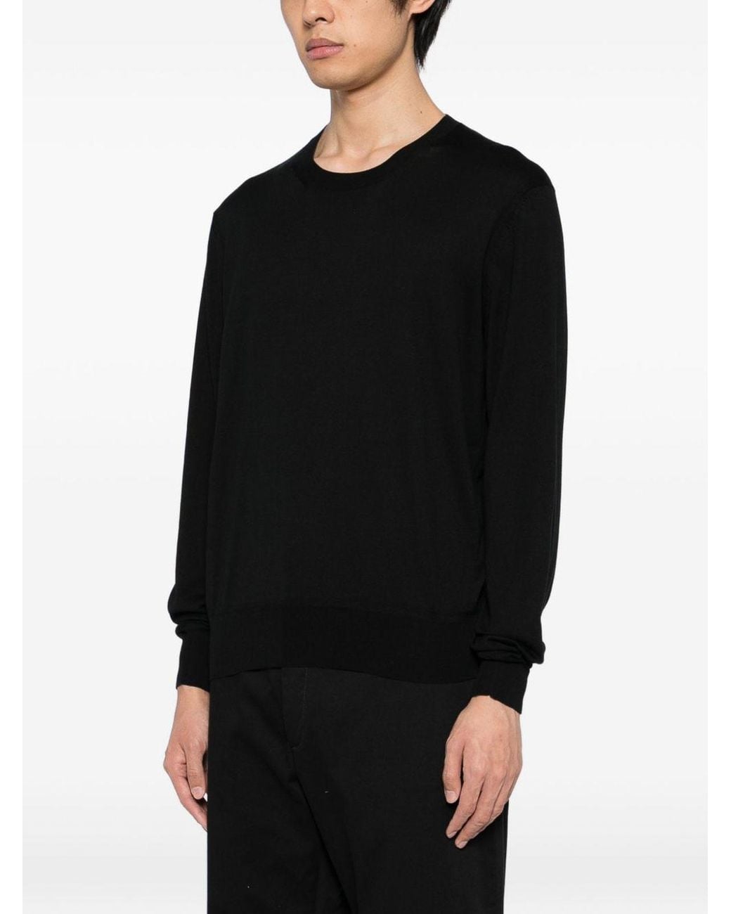 Tom Ford Black Crew Neck Sweater for men