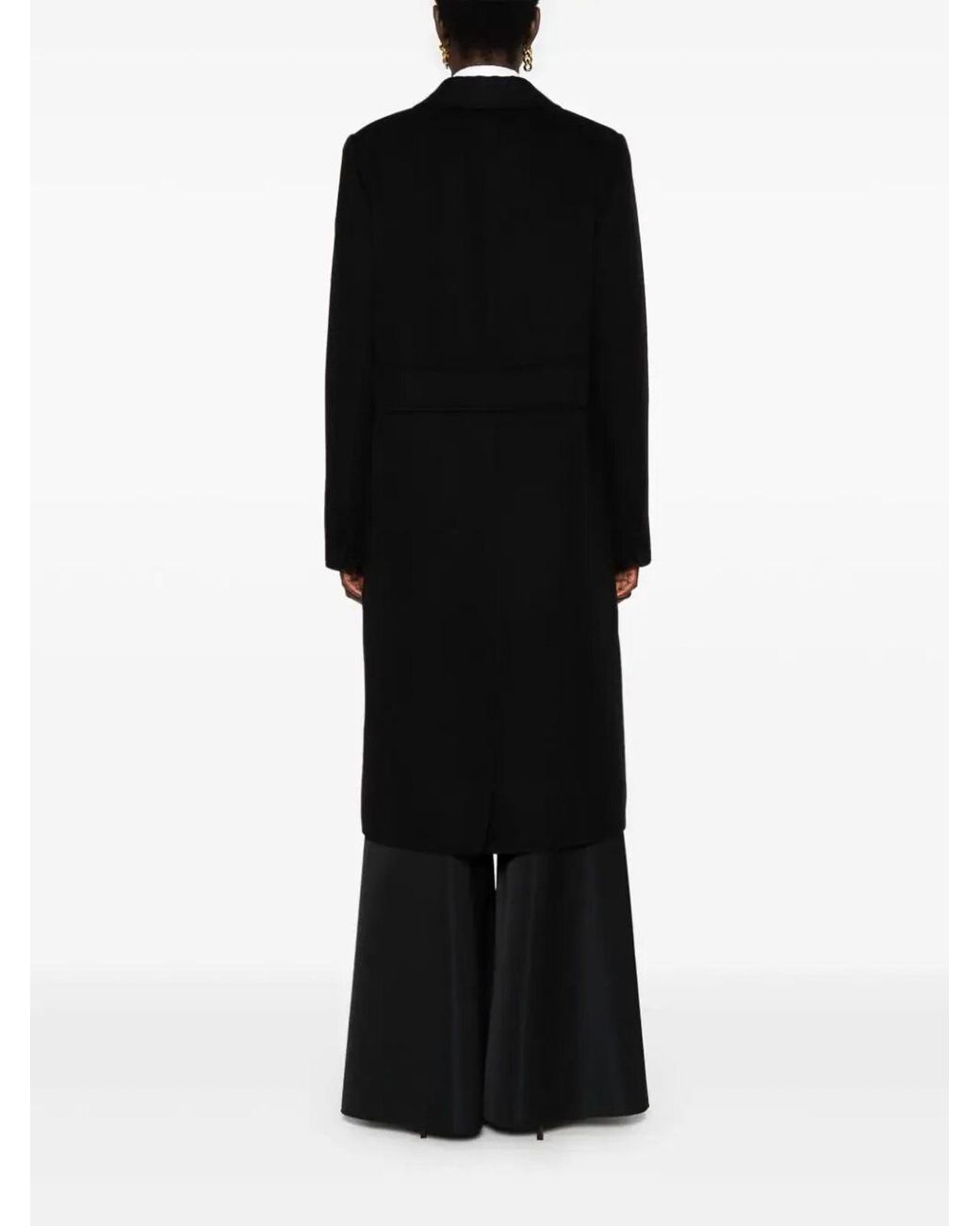 Gabriela Hearst Black Reed Coat
