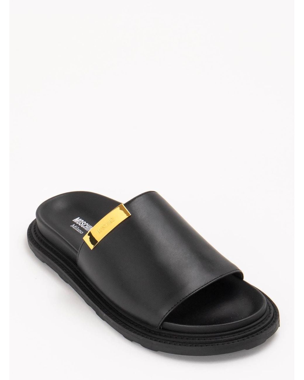 Moschino Black Loafers for men
