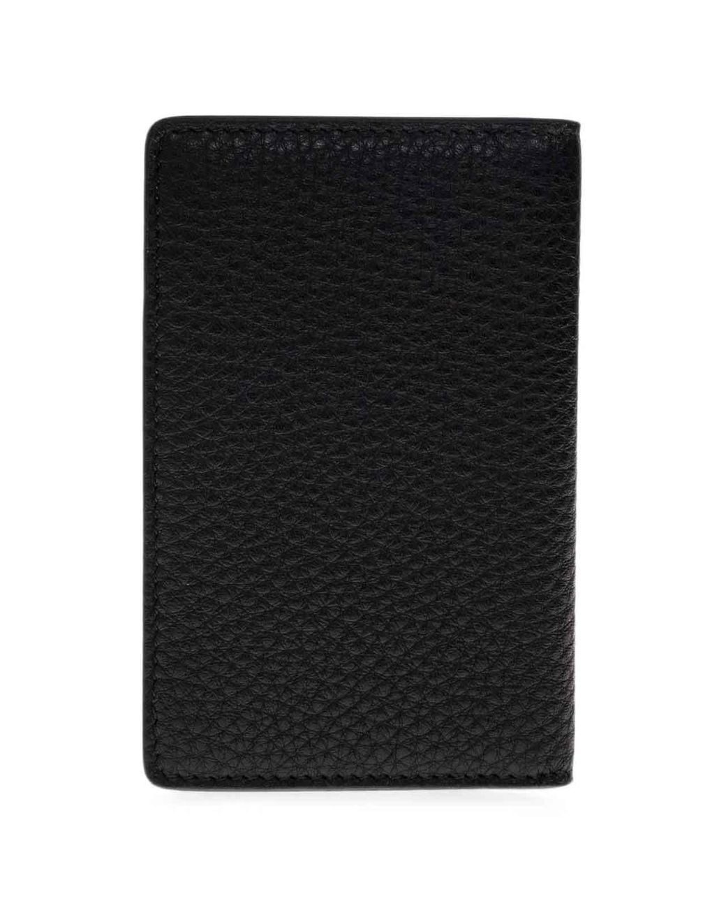 Dolce & Gabbana Black Bifold Wallet With Logo Plaque for men