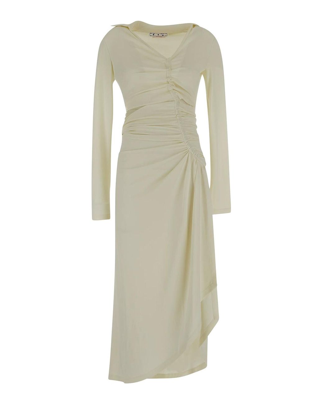 Off-White c/o Virgil Abloh Natural Midi Dress