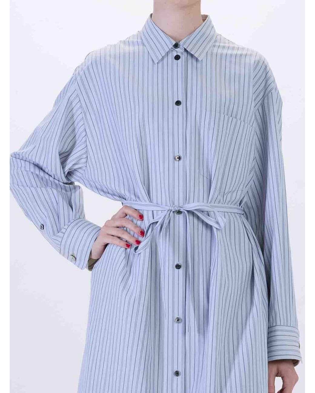 Paul Smith Blue Chemisier Righe