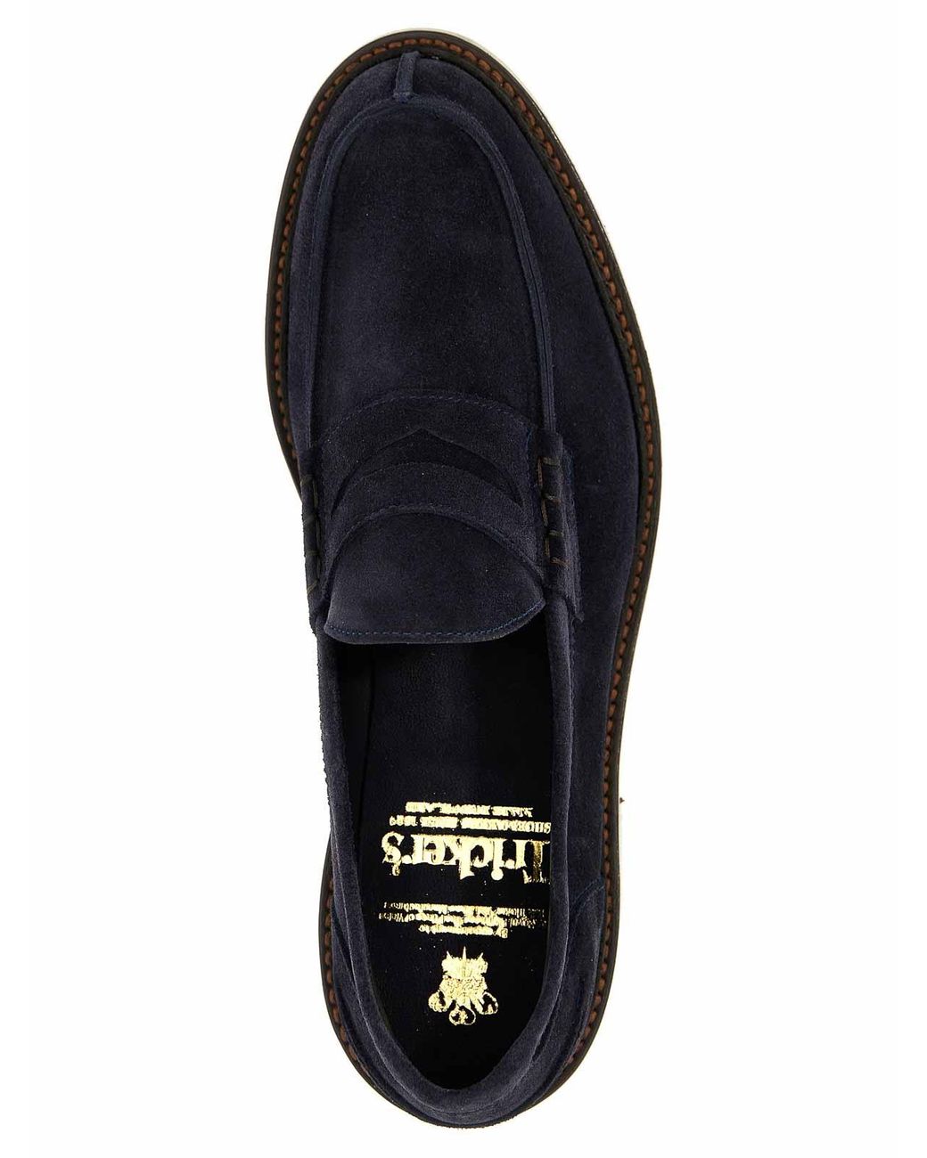 Tricker's Blue Adam Loafers for men