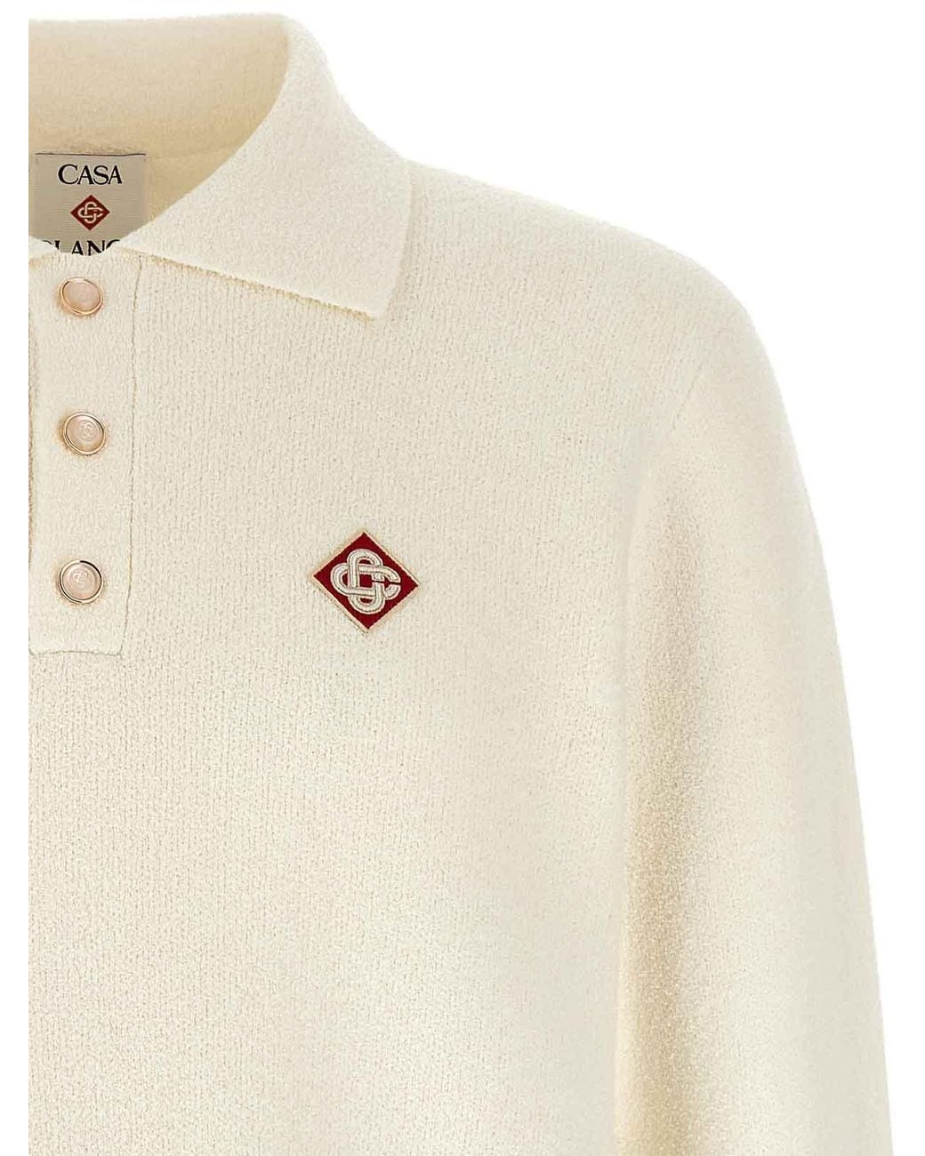 Casablanca Green Chess Polo Shirt for men
