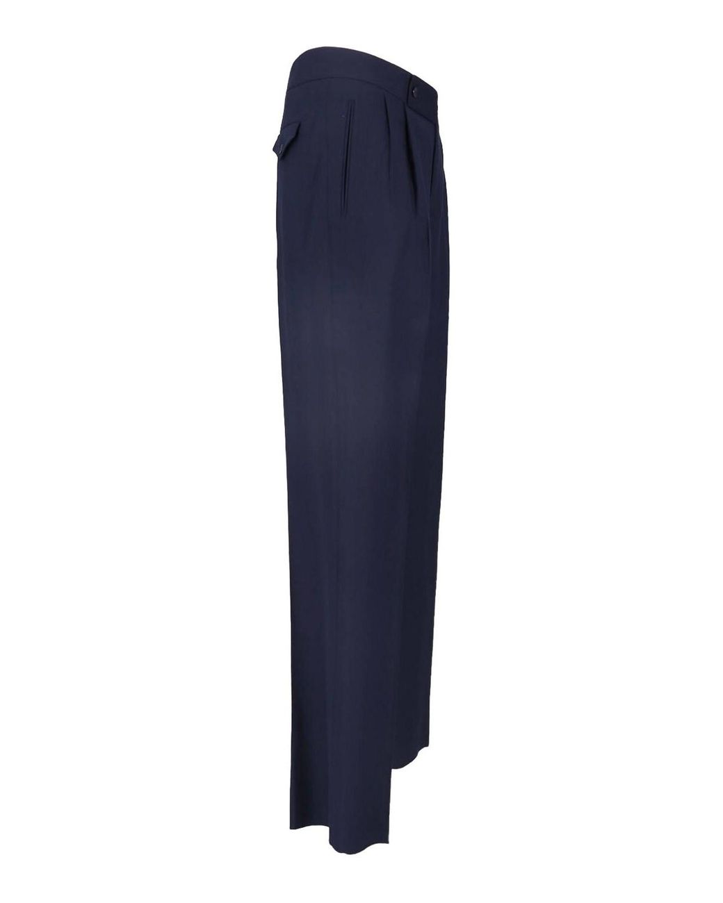 Giorgio Armani Blue Virgin Wool Trousers for men