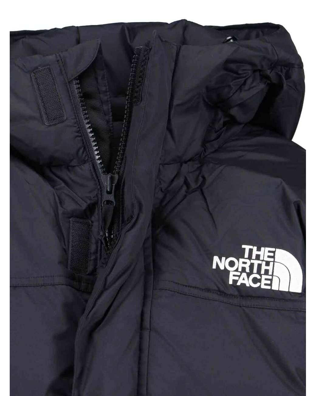 The North Face Blue Long Padded Down Jacket for men