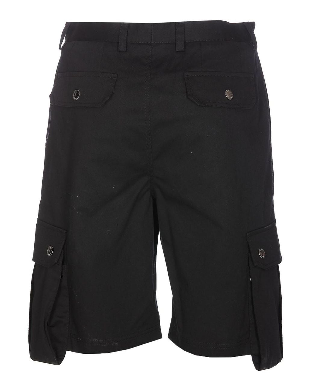 Dolce & Gabbana Black Cargo Cotton Shorts for men